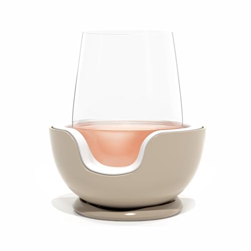 VoChill Stemless Wine Glass Chiller | Keep the Chill In Your Glass | New Wine Accessory | Separable...