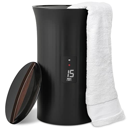 Live Fine Towel Warmer | Bucket Style Luxury Heater with LED Display, Adjustable Timer, Auto...