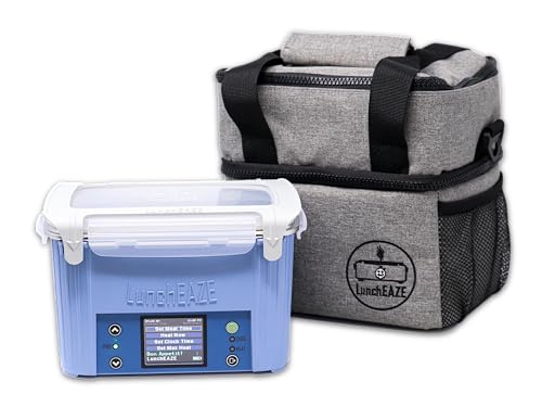 LunchEAZE Electric Lunch Box – Self-Heating, Cordless, Battery Powered Food Warmer for Work,...