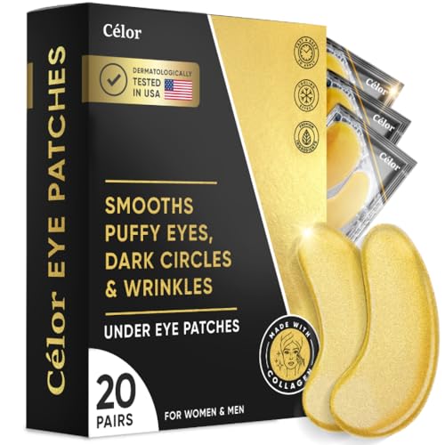 Under Eye Patches (20 Pairs) - Eye Patches For Puffy Eyes And Dark Circles - Under Eye Mask For...